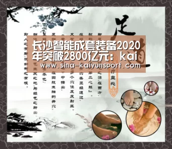 长沙智能成套装备2020年突破2800亿元:kaiyun官方网站(图1) kaiyun官方